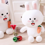 可爱毛绒玩具兔子公仔小白兔布娃娃抱枕大号儿童情人节生日礼物女