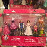 香港迪士尼乐园代购 白雪公主 换衣服芭比娃娃玩偶儿童玩具礼物