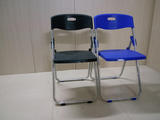 会议椅教学折叠椅写字板记者加厚塑胶办公椅子后d210背带培训椅