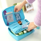韩国旅行洗漱包 便携化妆包小号防水收纳包出差旅游必备女
