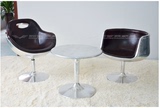 创意时尚铝皮酒杯椅天鹅椅复古做旧英伦鸡蛋椅宜家椅子铝皮造型椅