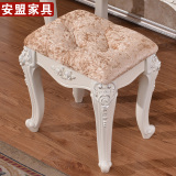 欧式梳妆凳白色化妆凳子卧室公主美甲软包梳妆台凳子椅子简约现代