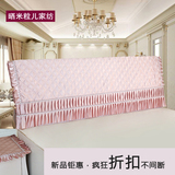 布艺床头套床头罩床靠防尘罩纯色夹棉双面床头软包木床1.5m1.8m床