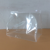 厂家定做 三角立体塑料袋 pvc化妆品袋 化妆包 可印刷拉链袋