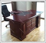 北京办公老板桌大班台现代经理桌主管桌油漆木质贴皮总裁桌办公桌
