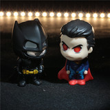 蝙蝠侠大战超人手办玩具模型 电影动漫周边汽车摆件蝙蝠侠超人