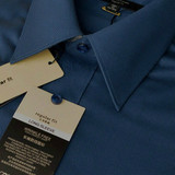 G2000长袖衬衫男修身斜纹纯色礼盒包装男装春夏季职业装新款式