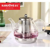 KAMJOVE/金灶A100 A120电磁炉专用玻璃壶不锈钢内胆烧水壶花茶壶