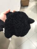 HM HM专柜正品代购 15秋冬季黑色白色猫耳朵雪尼尔纱针织帽子女