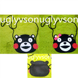#ugly# 独家定制 原创设计 不织布手作 日本熊本熊表情包 斜背包