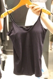 韩国东大门女装代购2016夏季新款V领纯色条文时尚外穿背心吊带