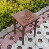 鸡翅木方凳正方形凳子加大加厚加粗实木餐凳方凳独凳独板独面椅子