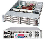 成都DIY组装服务器机箱 超微 SC826TQ-R800LPB 2U 12盘热插拔机箱