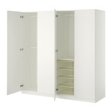 IKEA 宜家代购 帕克思 衣柜 白色 200x60x201 cm