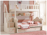 上下床双层床儿童实木床 公主高低床母子床1.2 1.5米女孩城堡床