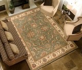 新西兰纯羊毛客厅沙发茶几地毯卧室地毯垫子奢华会所美式欧式地毯