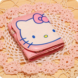 Hello Kitty短款钱包 凯蒂猫三折钱包 手拿包 零钱包 粉卡通钱夹