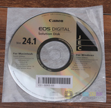 佳能单反相机600D 7D软件光盘24.1EOS数码解决方案原装光盘