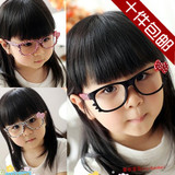 韩国儿童眼镜框架 豹纹猫咪宝宝眼镜架 无镜片眼镜 气质潮妞必备