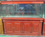 北京博远实木鱼缸底柜厂定做水族鱼缸超白缸底柜子