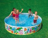 INTEX56451硬胶塑胶戏洗澡水池折叠免充气游泳池婴儿童大号浴缸
