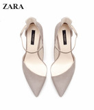 ZARA女鞋正品代购2014年新款性感高跟凉鞋夜店尖头细跟女6222/201