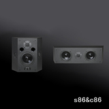 正品CAV/丽声音响S86&C86新款中置环绕音箱组合高保真大功率中环