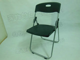 家用折叠椅子简约办公椅黑色靠背椅无扶手学生椅会议培训椅电脑椅
