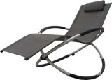 星球摇椅 折叠午休闲椅铝合金摇椅 创意家具成人摇椅躺椅