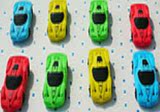 厂家直销日韩国文具可爱卡通创意汽车橡皮擦儿童学生玩具学习用品