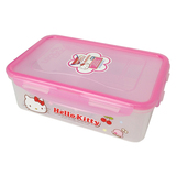 正品乐扣Kitty保鲜盒 大容量1L套装便当塑料饭盒分隔格HPL817C-KT