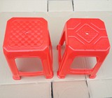 厂家批发全新料热销PP塑料凳子/喜庆大红加厚塑料凳/新年塑料高凳
