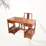 特价花梨木办公桌刺猬紫檀豪华电脑台中式实木写字台红木书桌桌子