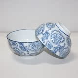 厂家直销批发 青花瓷釉中彩 饭碗4.5寸 中式碗陶瓷碗特价10个包邮