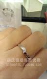 香港代购专柜正品 周大福 PT950 拥抱戒指对戒
