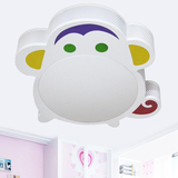 现代led卡通吸顶灯具个性可爱儿童卧室灯环保护眼书房灯饰大嘴猴