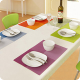 简约长方形西餐垫欧式餐垫 PVC隔热垫餐垫桌垫盘垫碗垫