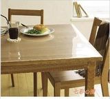 餐桌方桌圆桌尺寸裁剪环保pvc软透明桌布水晶板2mm厚度防水桌垫