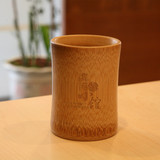 竹制日式茶水杯 竹杯子 天然 环保 酒店用 外婆家 竹筒 可定制