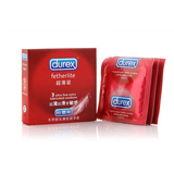 正品杜蕾斯避孕套超薄装超滑更敏感 3只装安全套 durex成人性用品