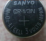 三洋 SANYO FDK CR-1/3N 3V锂电池 血糖仪电池 相机电池