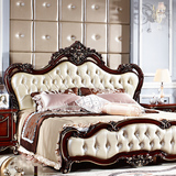 欧式床 全实木床 1.8/2米美式大床 新古典双人家具 卧室简约橡木
