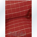 布艺沙发 沙发面料  红色大格子 格子棉布  美式沙发 欧式沙发