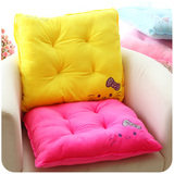 日韩国粉嫩Kitty超绒面加厚可爱办公室坐垫靠垫 沙发垫学生餐椅垫