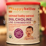6月宝宝2段美国禧贝Happy Baby 有机燕麦高铁米粉富含益生菌DHA