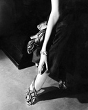 Edward Steichen美人足 装饰画壁画挂画画芯无框画黑白照片咖啡馆