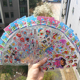 20张儿童贴纸韩国泡泡贴纸卡通立体公主粘贴纸宝宝贴画本粘粘纸