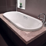 科勒KOHLER艾芙K-18345T-0椭圆形1.7M嵌入式浴缸正品特价促销热卖