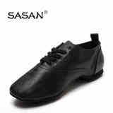 SASAN莎洒成人舞蹈鞋低跟 真皮爵士鞋软底 教师鞋 男女式拉丁舞鞋