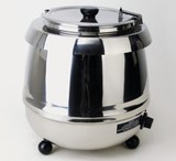 10L电子暖汤煲 保温保暖汤炉 自助汤锅 粥煲 不锈钢自助餐炉 餐具